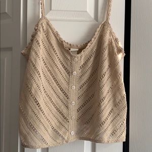 H&M crochet tank top
